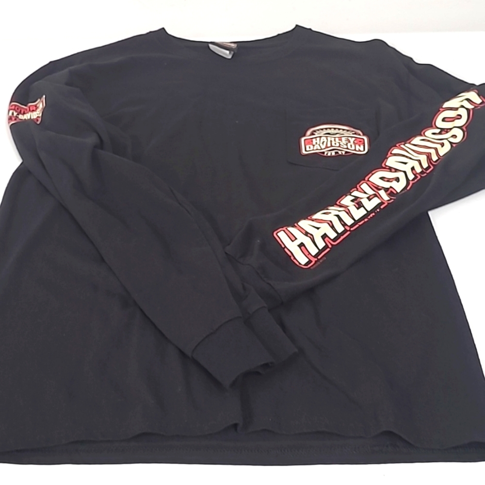 Harley Davidson long sleeve tee in excellent condition size M.